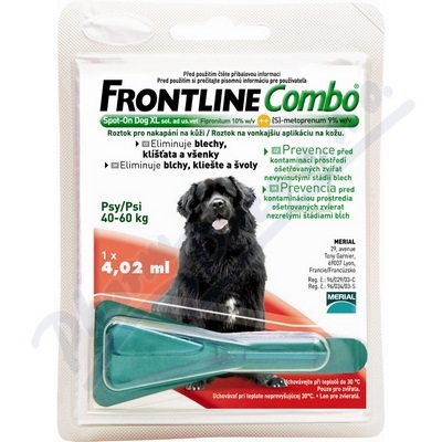 Obrázek MERIAL Frontline Combo Spot on Dog XL 1x4,02ml (pro psy 40-60kg)