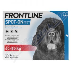 Obrázek Frontline SpOnDog 40-60kg pipeta3x4.02ml