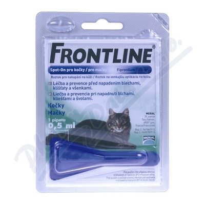 Obrázek Frontline Spot Cat 1x1pipeta 0.5ml a.u.v