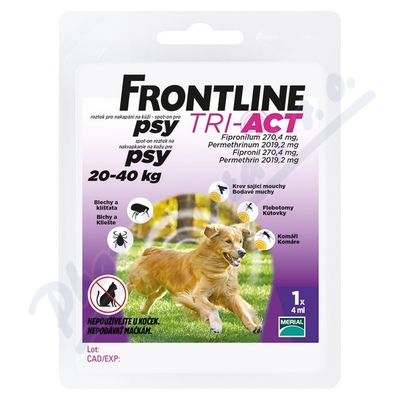 Obrázek Frontline Tri-Act psi 20-40kg spot-o.1x1