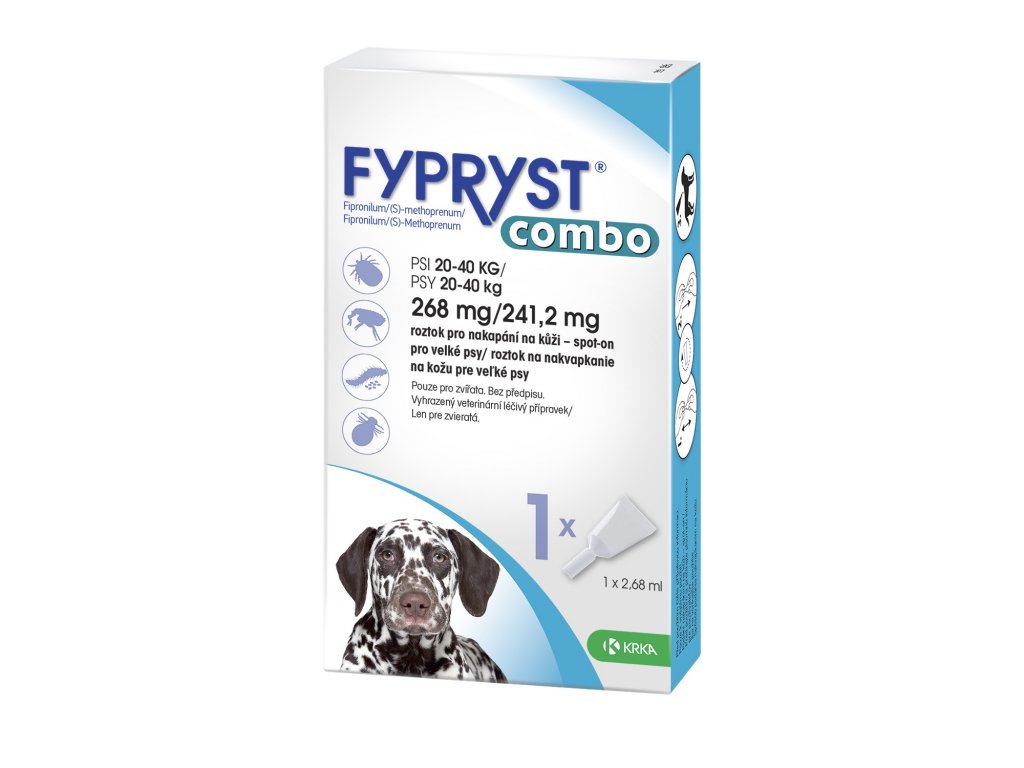 Obrázek FYPRYST combo 1x2.68 spot-on psy 20-40kg