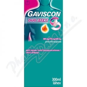 Obrázek Gaviscon Duo Efekt 500mg/213mg/325mg por