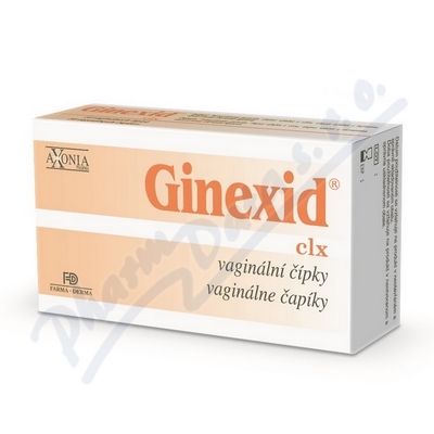 Obrázek Ginexid vaginální čípky 10x2 g