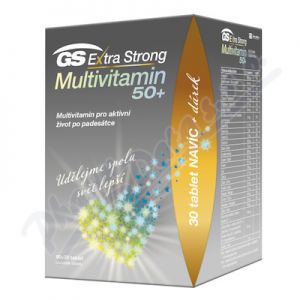 Obrázek GS Extra Strong Multivit.50+ tbl.90+30 d