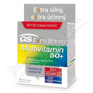 Obrázek GS Extra Strong Multivit.50+ tbl.90+30