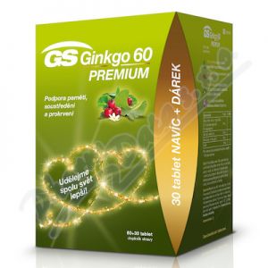Obrázek GS Ginkgo 60 Premium tbl.60+30darek 2020