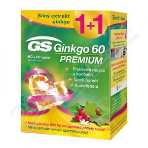 Obrázek GS Ginkgo 60 Premium tbl.60+60 2018