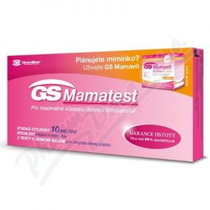 Obrázek GS Mamatest Těhotenský test 2ks CR/SK