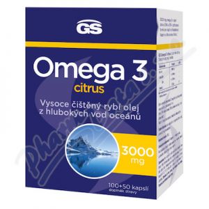 Obrázek GS Omega 3 Citrus cps. 100+50 t