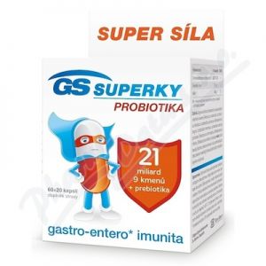 Obrázek GS Superky probiotika cps.60+20 CR/SK