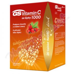 Obrázek GS Vitamin C1000+sipky tbl.100+20darek