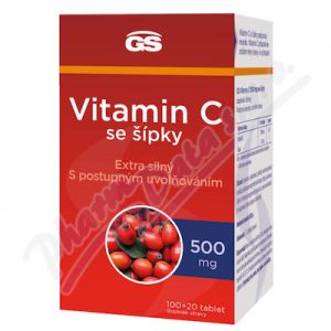Obrázek GS Vitamin C500 se sipky tbl.100+20