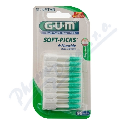 Obrázek GUM Soft Picks gum.mez.kart.80ks B632M80