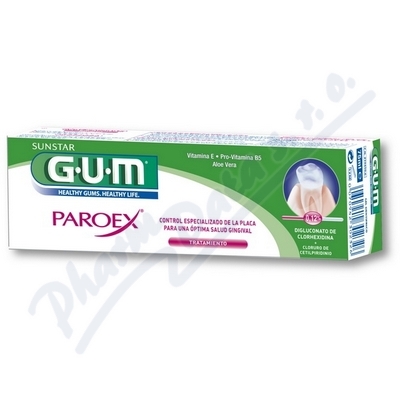 Obrázek GUM zub.gel.pas.PAROEX(CHX0,12%)75ml1790