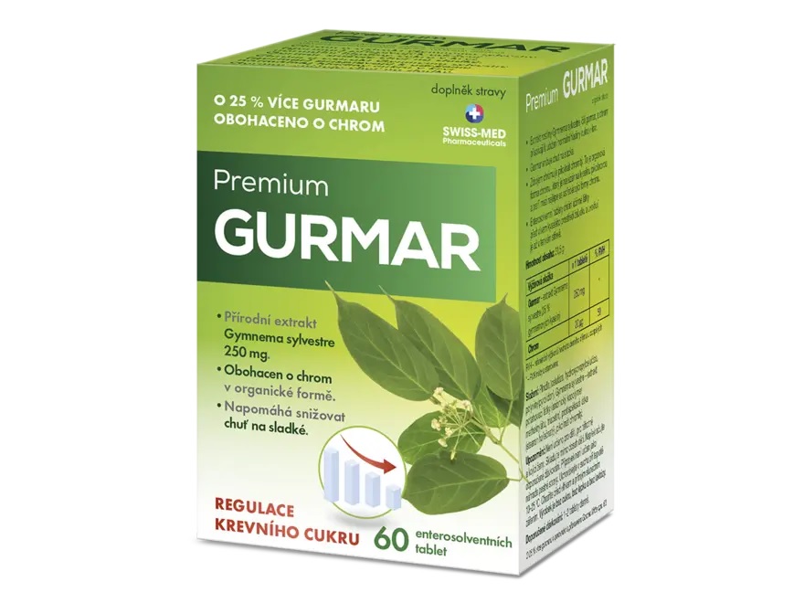 Obrázek Premium Gurmar 60 enterosolventních tablet