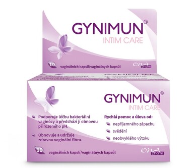 Obrázek GYNIMUN intim care vaginální kapsle 10ks