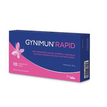 Obrázek Gynimun Rapid 10 vaginálních čípků