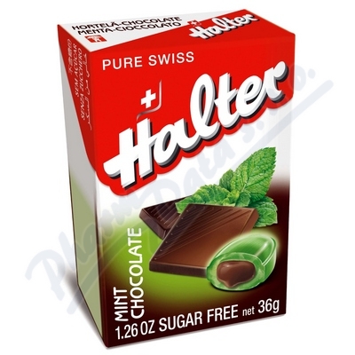 Obrázek HALTER bonbóny máta s čokoládou 36g