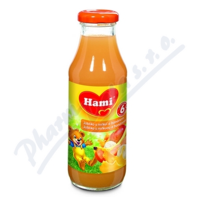 Obrázek HAMI nápoj jab+mrkev+ban.300ml 6M 406941