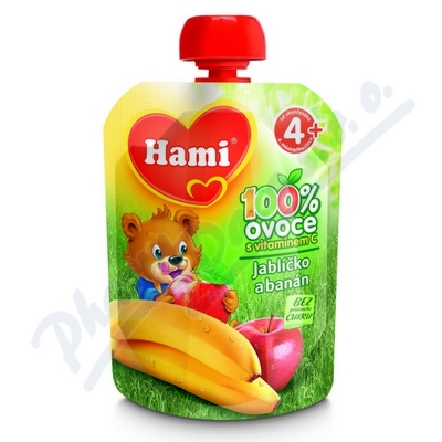 Obrázek Hami příkrm OK Jablíčko Banán 90g