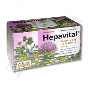 Obrázek Hepavital bylinný čaj, 20 nálev. sáčků