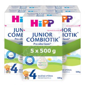 Obrázek HiPP 4 Junior Combi.mlec.vyziva 2+5x500g