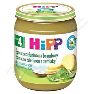 Obrázek HiPP BIO Špenát se zel.a brambory 4017