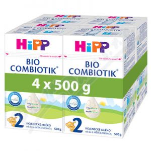 Obrázek HiPP MLEKO HiPP 2 BIO Combiotik 4x500g