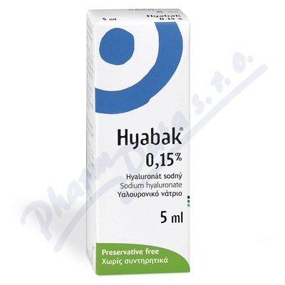 Obrázek Hyabak 0.15% gtt.oph. 5 ml