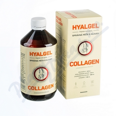 Obrázek Hyalgel collagen pomeranč 500ml