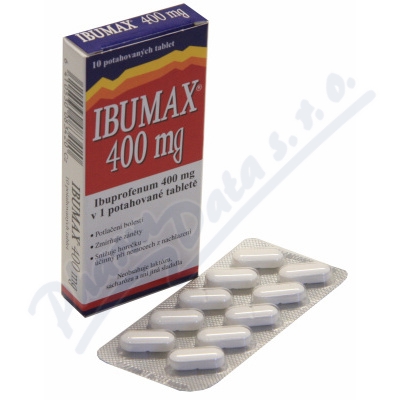 Obrázek Ibumax 400mg 10tbl.por.flm. Vitabalans