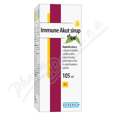 Obrázek Immune Akut sirup 105 ml