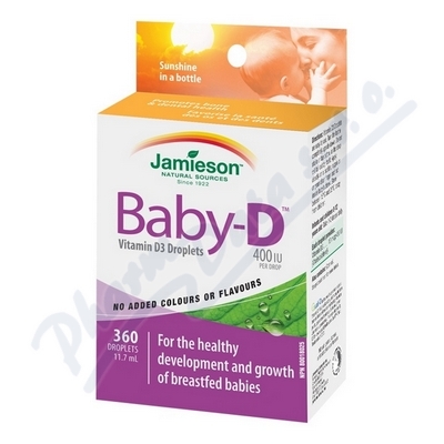 Obrázek Jamieson Baby-D Vitamin D3 400 IU kapky