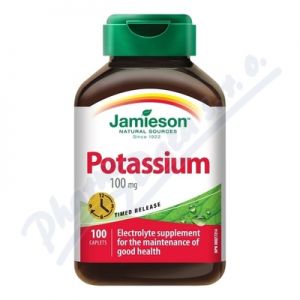 Obrázek JAMIESON Draslík 100mg 100tbl Potassium