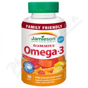 Obrázek JAMIESON Omega-3 Gummies zelat.past.90ks