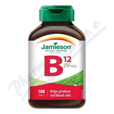 Obrázek Jamieson Vit.B12 kyanokobalamin 100tbl.