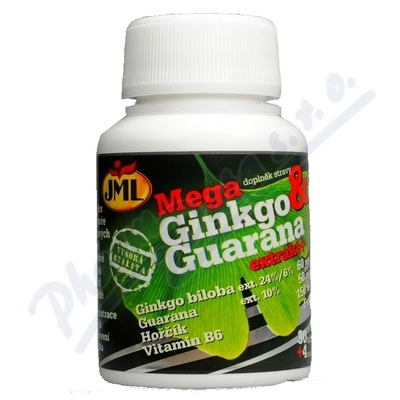 Obrázek JML Mega Ginkgo Guarana+cps.34(hoř,vitB6