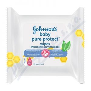 Obrázek Johnson's Baby wipes Pure Protect 25ks