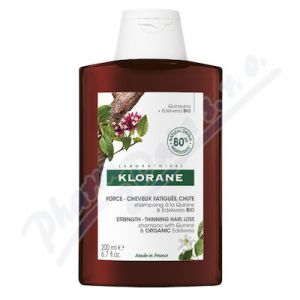 Obrázek KLORANE Šampon chinin,BIO prot.alp.200ml