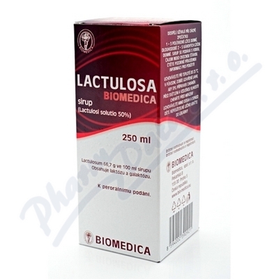 Obrázek Lactulosa Biomedica por.sir. 1 x 250 ml 50%