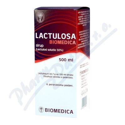 Obrázek Lactulosa Biomedica 667mg/ml sir.1x500ml