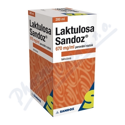 Obrázek Laktulosa Sandoz 670mg/ml sol.1x200ml