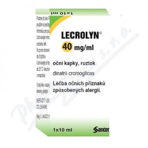 Obrázek Lecrolyn 40 mg/ml oph. gtt. sol. 1x10ml