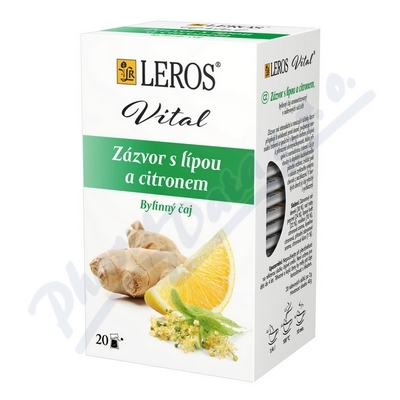 Obrázek LEROS VITAL Zázvor s lípou a citr.20x2g