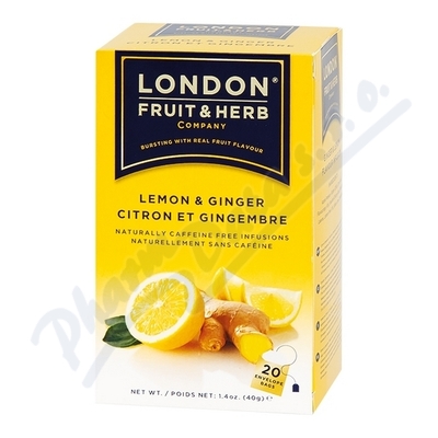 Obrázek LONDON HERB citrón se zázvorem 20x2g