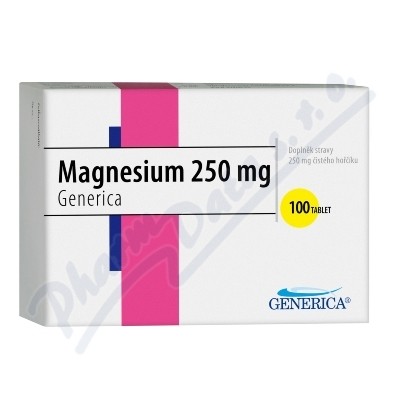 Obrázek Magnesium 250 Generica tbl. 100