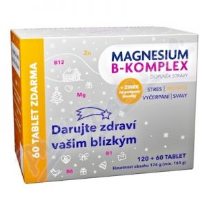Obrázek Magnesium B-komplex VÁNOCE tbl.120+60