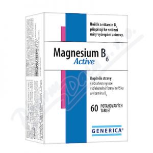 Obrázek Magnesium B6 Active tbl.60 Generica