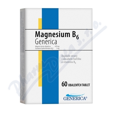 Obrázek Magnesium B6 Generica tbl.60