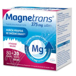 Obrázek Magnetrans 375mg ultra 80+20Promo